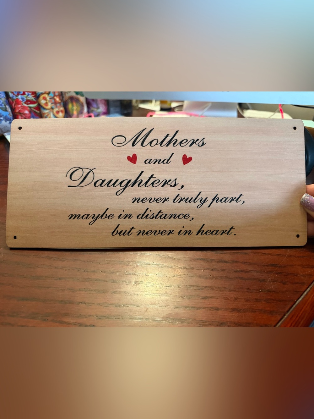Mothers and Daughters Wall Sign